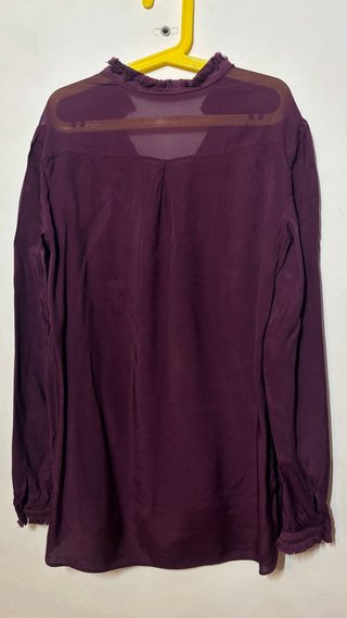 Blusa Massimo Dutti Morada