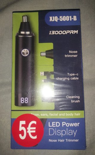 Máquina quitapelos XJQ-5001-B 5€