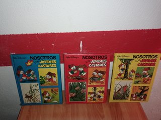 NOSOTROS LOS JÓVENES CASTORES . LOTE 3 LIBROS