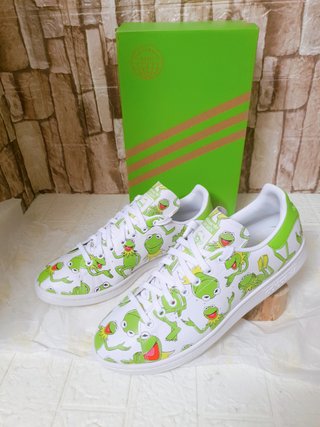 Zapatillas Adidas Stan Smith Kermit The Frog Caja