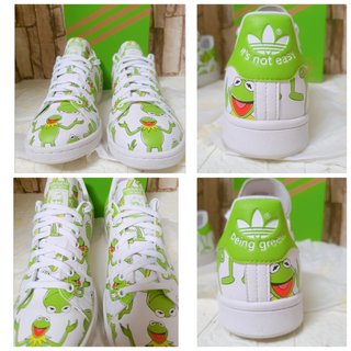 Zapatillas Adidas Stan Smith Kermit The Frog Caja