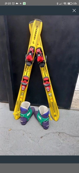 Sci Rossignol Comp J con scarponi