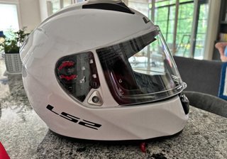 Casco Moto LS2 Blanco