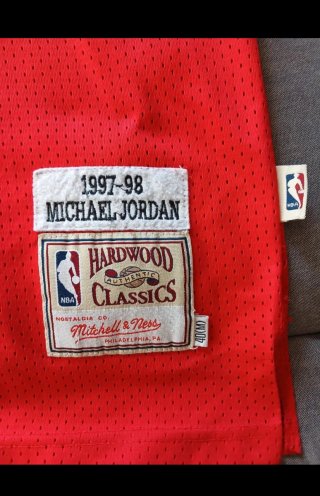 Camiseta Michael Jordan Bulls 23 Mitchell & Ness