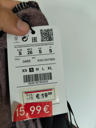 Mono corto Pull&Bear cuadros talla S