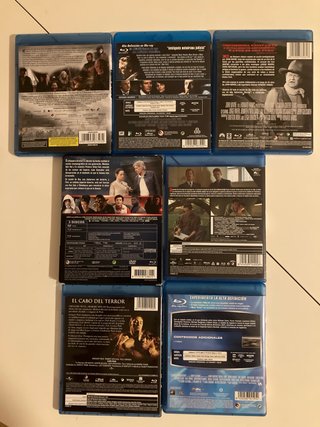 Lote 7 Películas Blu-ray