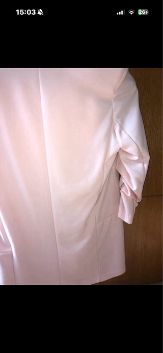 Blazer rosa nuevo con etiqueta