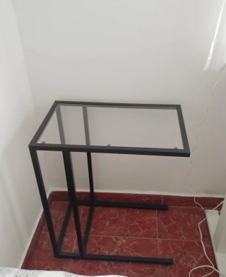Banco BADSTED almacenaje y mesa auxiliar soporte