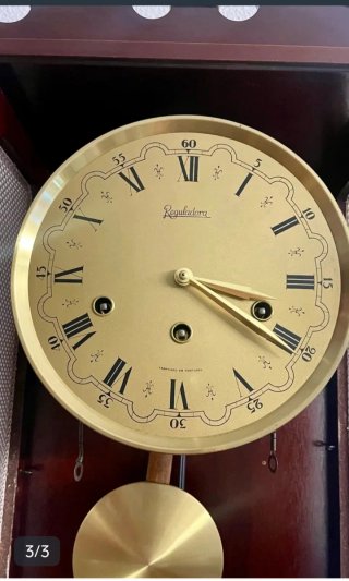 Reloj Péndulo Madera Reguladora - Sonido Carillón