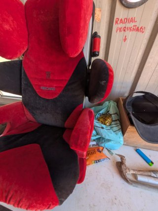 Asiento infantil Recaro Rojo y Negro