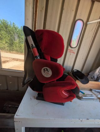Asiento infantil Recaro Rojo y Negro