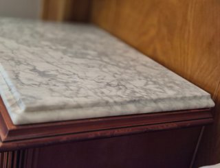 Conjunto 2 Mesitas Noche Antiguas Madera y Mármol