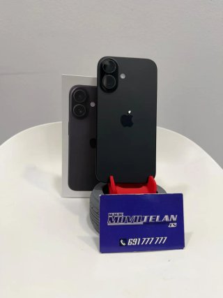 iPhone 16 128GB Negro [12 ciclos carga]