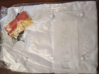 Casaca Cocina MONZA Mujer T M Blanca
