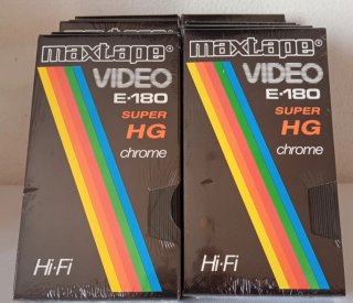 Lotto 10 Cassette Maxtape Video E-180