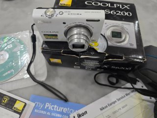 Nikon Coolpix S6200 Bianco 16MP 10x Zoom Ottico