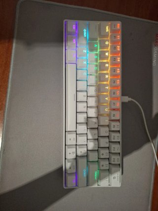 Teclado Mecánico Mars Gaming Blanco