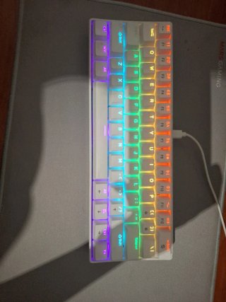 Teclado Mecánico Mars Gaming Blanco