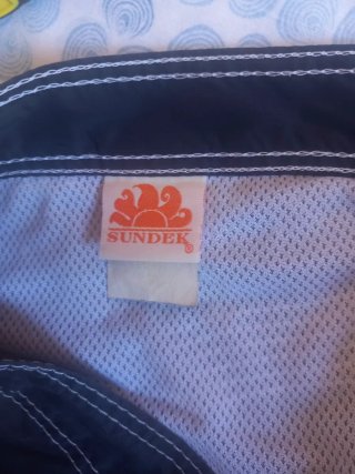 Costume SUNDEK Iconic vita fissa blu