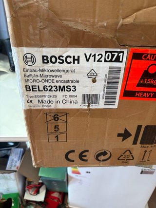 Horno Microondas Bosch Acero Inoxidable