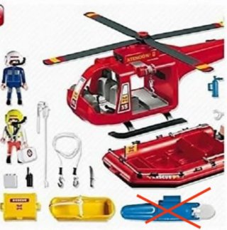 Playmobil Rescate Helicóptero Lancha Quad