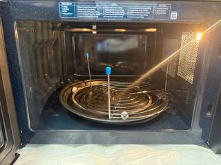 Horno Microondas Samsung Negro y Plateado