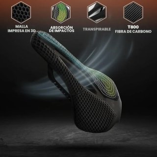 Sillín Carbono Ultraligero 195g