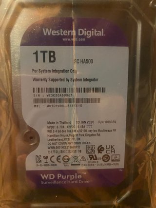 Disco Duro 1TB WD Purple