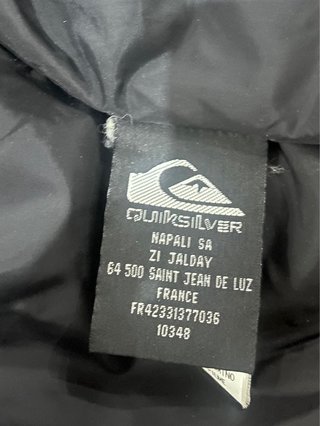 Cazadora Quiksilver vintage negra