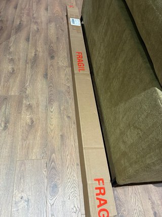 Tende in fibra di vetro bianco lino. 2 disponibili.
