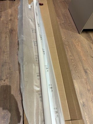 Tende in fibra di vetro bianco lino. 2 disponibili.
