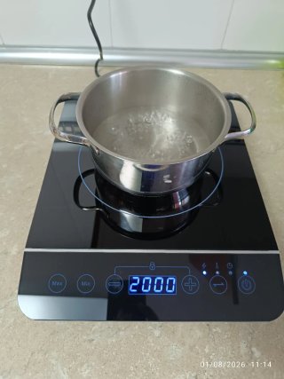 Placa de Inducción Portátil  2000W Táctil Nueva