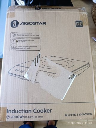 Placa de Inducción Portátil  2000W Táctil Nueva