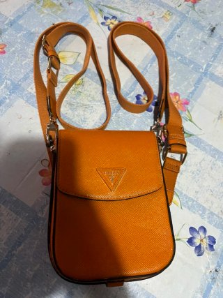 Bolso Guess Brynlee Mini Convertible Naranja
