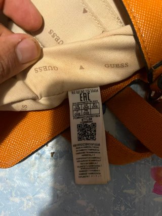 Bolso Guess Brynlee Mini Convertible Naranja