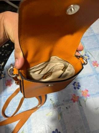 Bolso Guess Brynlee Mini Convertible Naranja