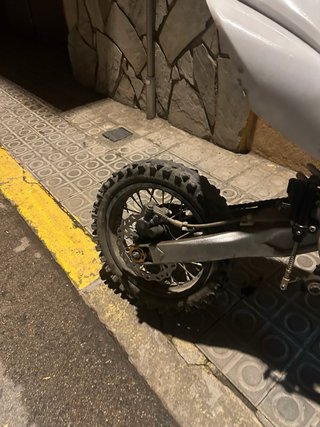 Moto Pik Bak Motocross Naranja/Blanco