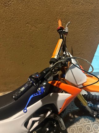 Moto Pik Bak Motocross Naranja/Blanco