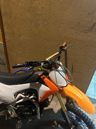 Moto Pik Bak Motocross Naranja/Blanco
