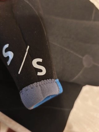 Traje de neopreno mujer S negro/azul