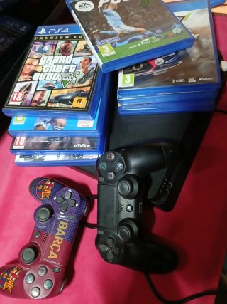 PS4 Slim Sony Negra