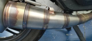 Tubo de escape Yasuni para honda SH 125i 2017-2020