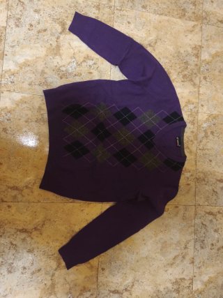 Jersey FORECAST rombos morado talla M