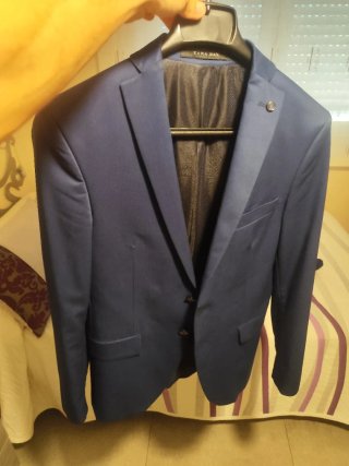 Americana Zara Man azul Talla S