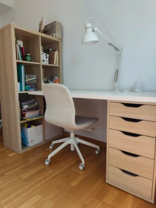 Tablero mesa escritorio blanco Ikea.Solo tablero