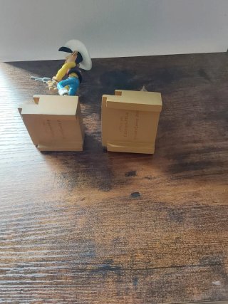 Figuras Lucky Luke y Rantanplan