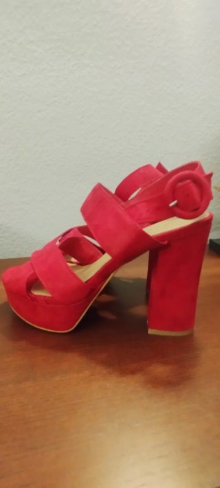 Sandali Rossi Taglia 38