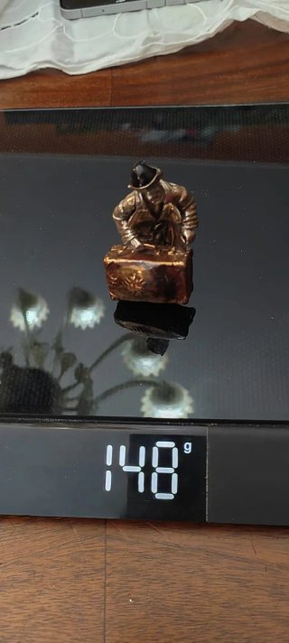 Scultura Viaggiatore Argento 800 Smaltato firmata