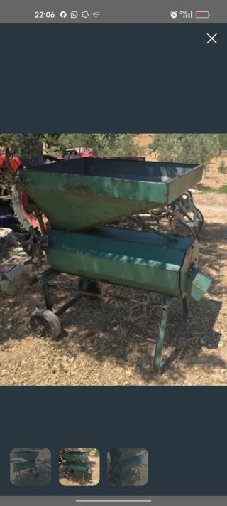 Peladora de almendra con toma de fuerza de tractor