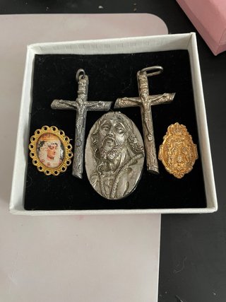 Lote Bisutería Corazón Malakita y Anillo